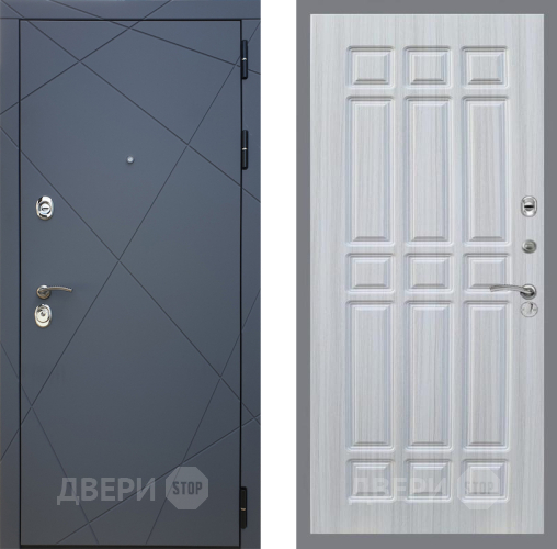 Входная металлическая Дверь Рекс (REX) 13 Силк Титан FL-33 Сандал белый в Красноармейске