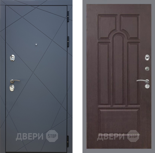 Входная металлическая Дверь Рекс (REX) 13 Силк Титан FL-58 Венге в Красноармейске