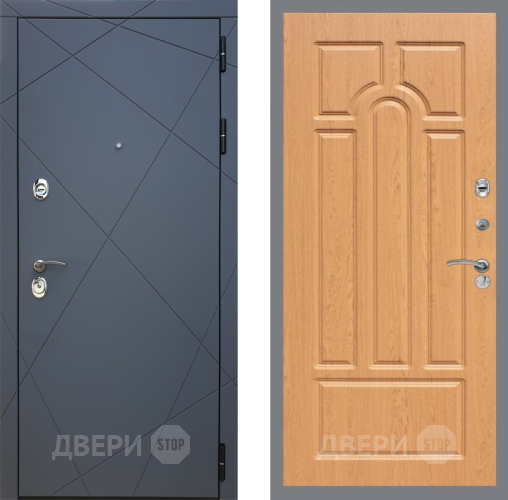 Входная металлическая Дверь Рекс (REX) 13 Силк Титан FL-58 Дуб в Красноармейске