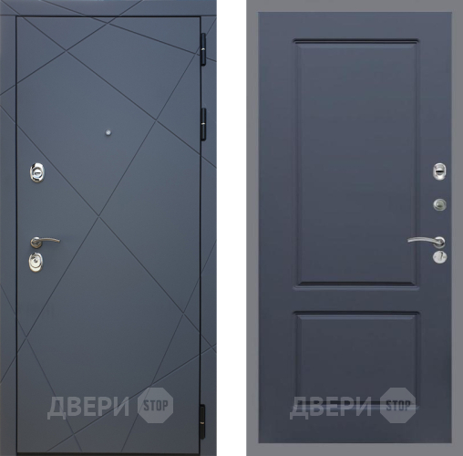Входная металлическая Дверь Рекс (REX) 13 Силк Титан FL-117 Силк титан в Красноармейске