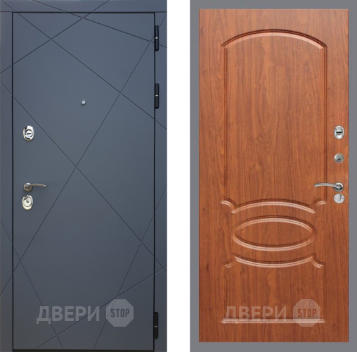 Входная металлическая Дверь Рекс (REX) 13 Силк Титан FL-128 Морёная берёза в Красноармейске