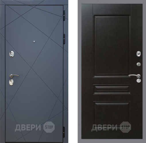 Входная металлическая Дверь Рекс (REX) 13 Силк Титан FL-243 Венге в Красноармейске
