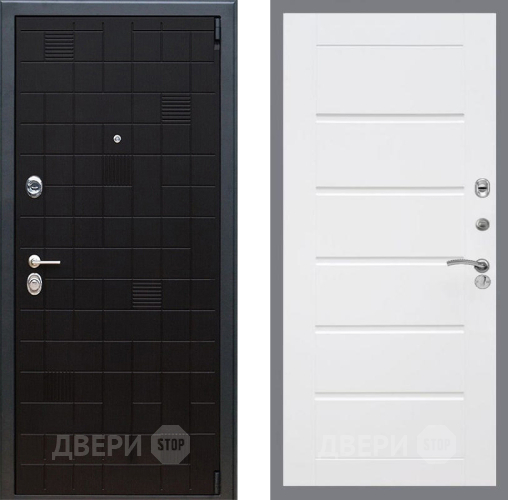 Входная металлическая Дверь Рекс (REX) 12 Сити Белый ясень в Красноармейске