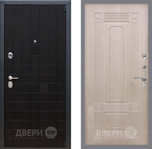 Входная металлическая Дверь Рекс (REX) 12 FL-2 Беленый дуб в Красноармейске