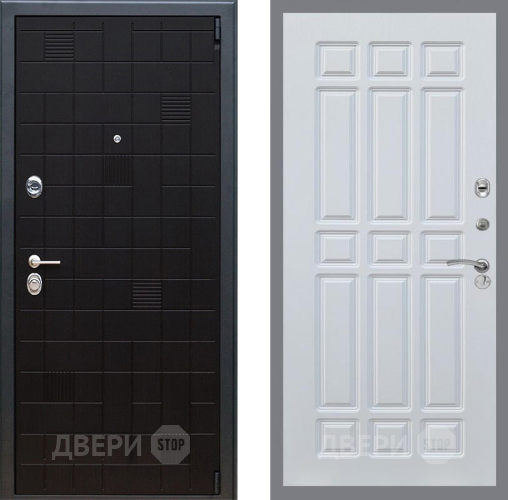 Входная металлическая Дверь Рекс (REX) 12 FL-33 Белый ясень в Красноармейске