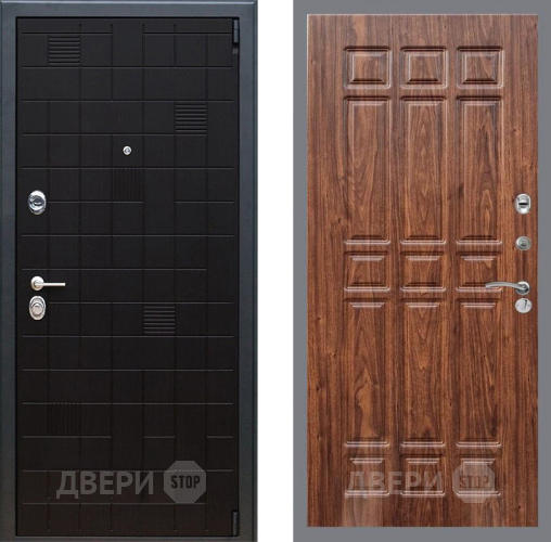 Входная металлическая Дверь Рекс (REX) 12 FL-33 орех тисненый в Красноармейске