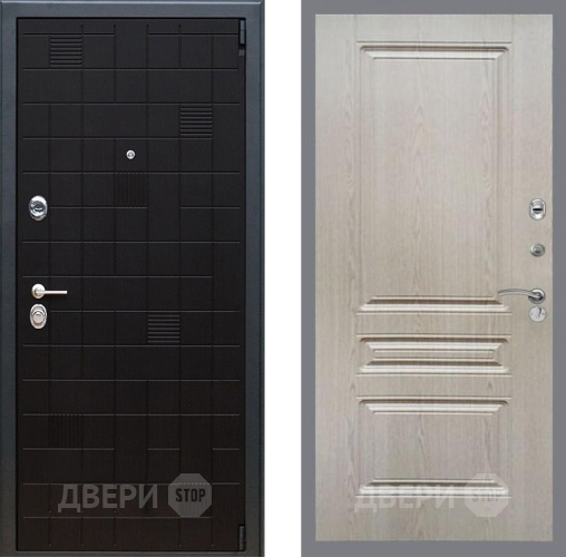 Входная металлическая Дверь Рекс (REX) 12 FL-243 Беленый дуб в Красноармейске