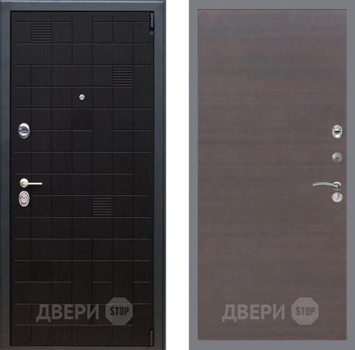 Входная металлическая Дверь Рекс (REX) 12 GL венге поперечный в Красноармейске