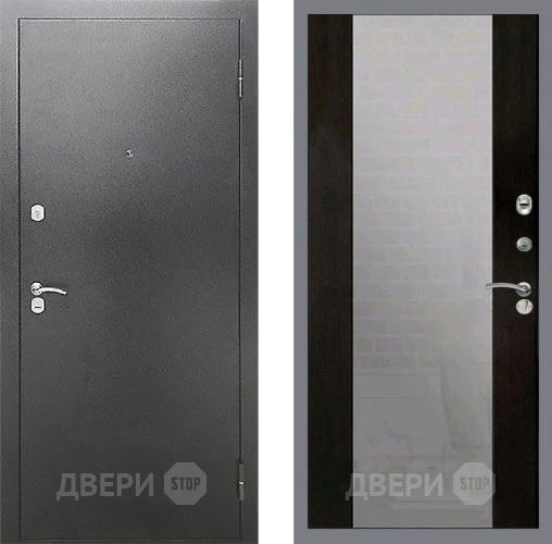 Входная металлическая Дверь Рекс (REX) Сити СБ-16 Зеркало Венге в Красноармейске