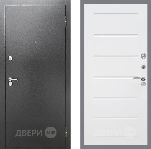 Входная металлическая Дверь Рекс (REX) Сити Сити Белый ясень в Красноармейске
