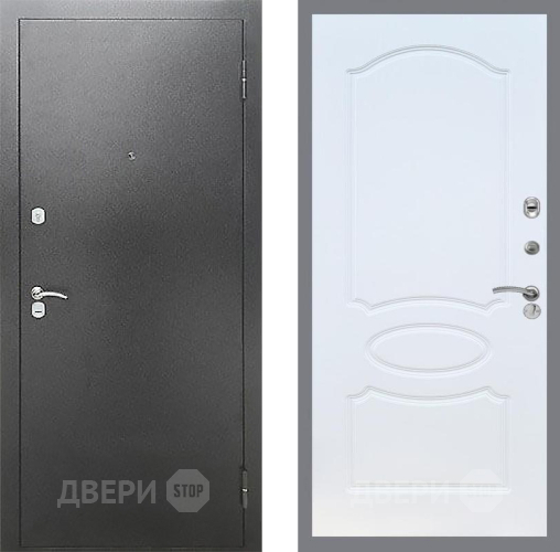 Входная металлическая Дверь Рекс (REX) Сити FL-128 Белый ясень в Красноармейске