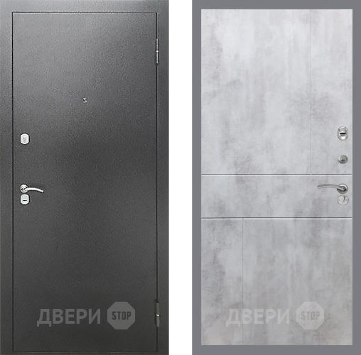 Входная металлическая Дверь Рекс (REX) Сити FL-290 Бетон светлый в Красноармейске