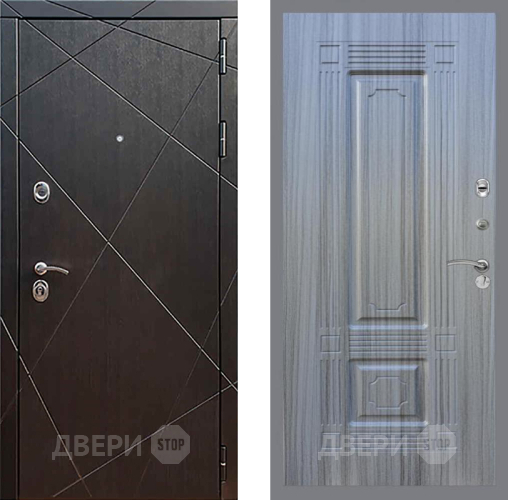 Входная металлическая Дверь Рекс (REX) 13 Венге FL-2 Сандал грей в Красноармейске