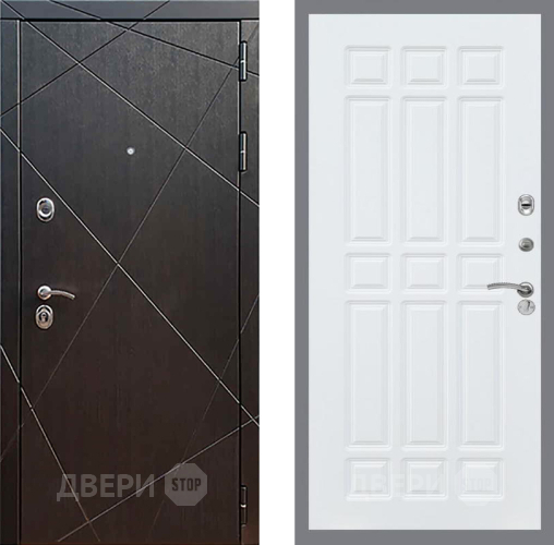 Входная металлическая Дверь Рекс (REX) 13 Венге FL-33 Силк Сноу в Красноармейске
