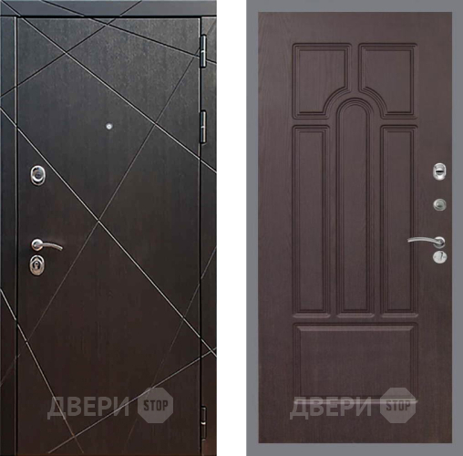 Входная металлическая Дверь Рекс (REX) 13 Венге FL-58 Венге в Красноармейске