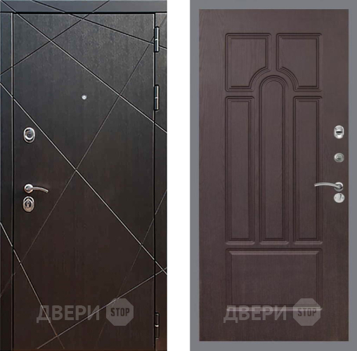 Входная металлическая Дверь Рекс (REX) 13 Венге FL-58 Венге в Красноармейске