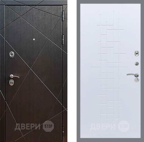 Входная металлическая Дверь Рекс (REX) 13 Венге FL-289 Белый ясень в Красноармейске