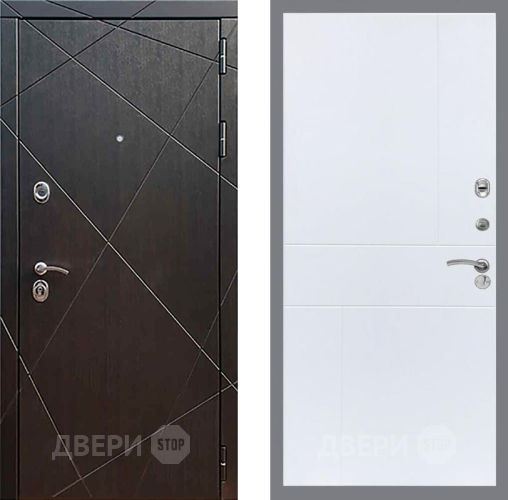 Входная металлическая Дверь Рекс (REX) 13 Венге FL-290 Силк Сноу в Красноармейске