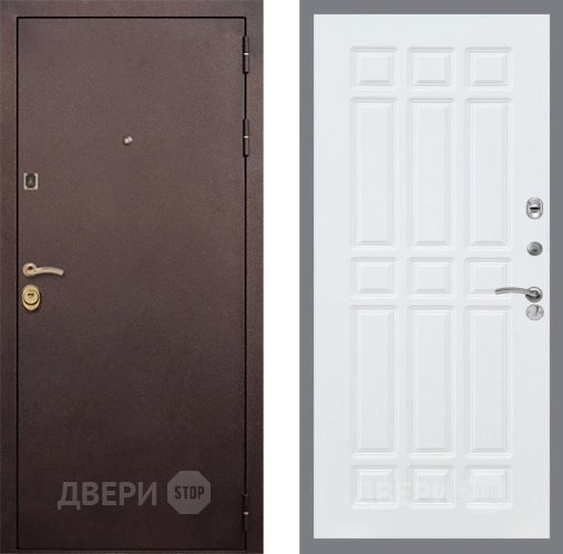 Входная металлическая Дверь Рекс (REX) Лайт 3К FL-33 Силк Сноу в Красноармейске