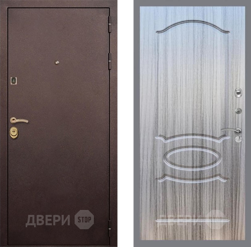 Входная металлическая Дверь Рекс (REX) Лайт 3К FL-128 Сандал грей в Красноармейске
