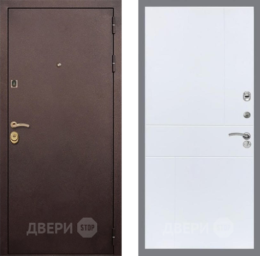 Входная металлическая Дверь Рекс (REX) Лайт 3К FL-290 Силк Сноу в Красноармейске