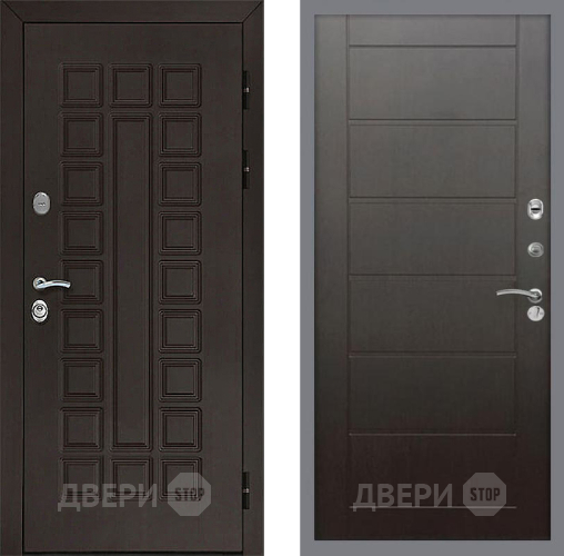 Входная металлическая Дверь Рекс (REX) Сенатор 3К Сити Венге в Красноармейске