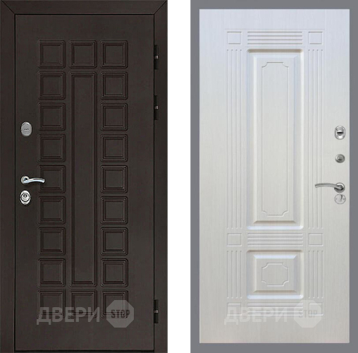 Входная металлическая Дверь Рекс (REX) Сенатор 3К FL-2 Лиственница беж в Красноармейске