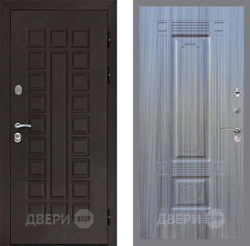 Входная металлическая Дверь Рекс (REX) Сенатор 3К FL-2 Сандал грей в Красноармейске