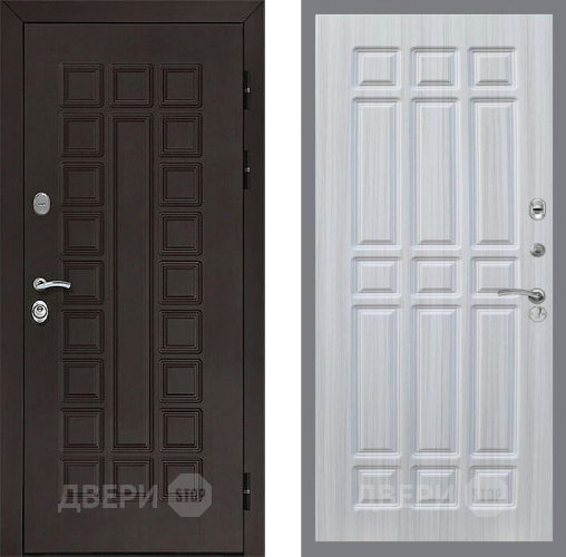 Входная металлическая Дверь Рекс (REX) Сенатор 3К FL-33 Сандал белый в Красноармейске