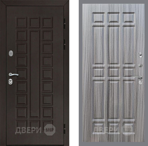 Входная металлическая Дверь Рекс (REX) Сенатор 3К FL-33 Сандал грей в Красноармейске