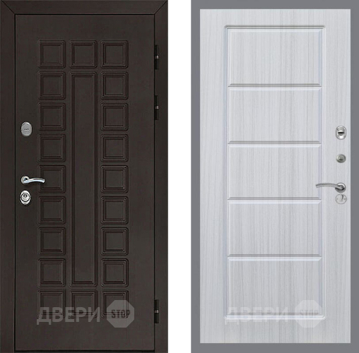 Входная металлическая Дверь Рекс (REX) Сенатор 3К FL-39 Сандал белый в Красноармейске