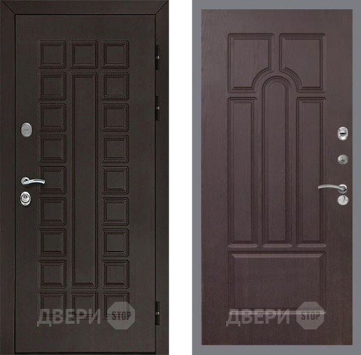 Входная металлическая Дверь Рекс (REX) Сенатор 3К FL-58 Венге в Красноармейске