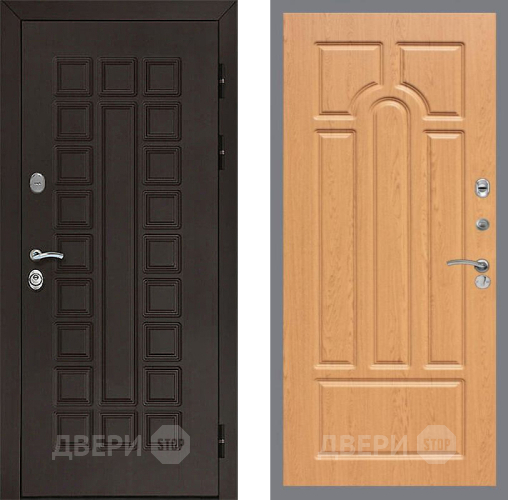 Входная металлическая Дверь Рекс (REX) Сенатор 3К FL-58 Дуб в Красноармейске
