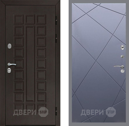 Входная металлическая Дверь Рекс (REX) Сенатор 3К FL-291 Силк титан в Красноармейске