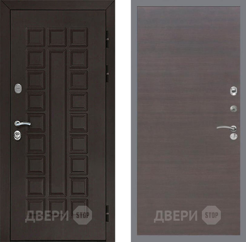 Дверь Рекс (REX) Сенатор 3К GL венге поперечный в Красноармейске