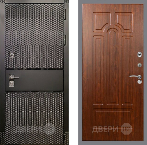 Входная металлическая Дверь Рекс (REX) 15 Черный Кварц FL-58 Морёная берёза в Красноармейске