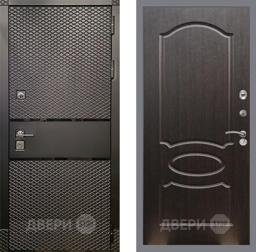 Входная металлическая Дверь Рекс (REX) 15 Черный Кварц FL-128 Венге светлый в Красноармейске