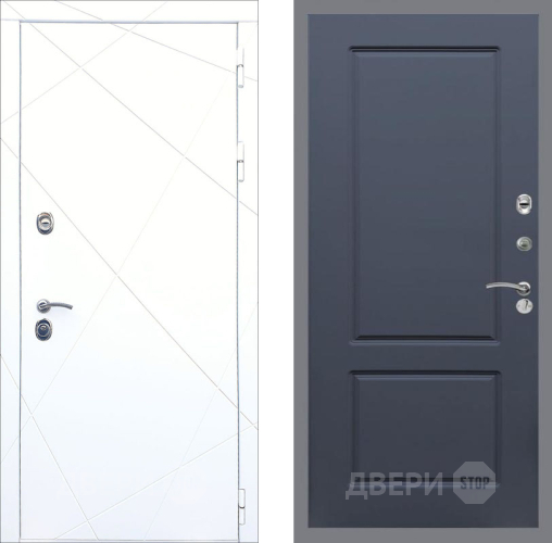 Входная металлическая Дверь Рекс (REX) 13 Силк Сноу FL-117 Силк титан в Красноармейске