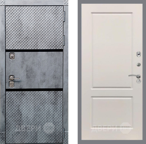 Входная металлическая Дверь Рекс (REX) 15 Бетон Темный FL-117 Шампань в Красноармейске