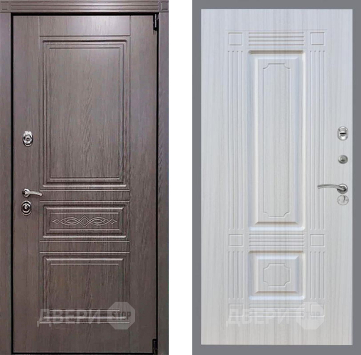 Входная металлическая Дверь Рекс (REX) Премиум-S FL-2 Сандал белый в Красноармейске