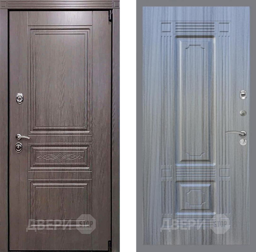 Входная металлическая Дверь Рекс (REX) Премиум-S FL-2 Сандал грей в Красноармейске