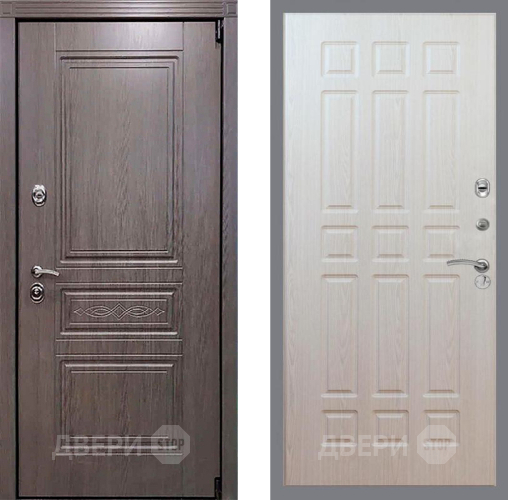 Входная металлическая Дверь Рекс (REX) Премиум-S FL-33 Беленый дуб в Красноармейске