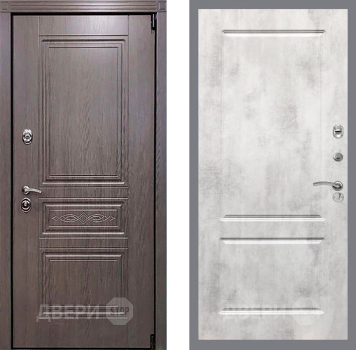 Входная металлическая Дверь Рекс (REX) Премиум-S FL-117 Бетон светлый в Красноармейске