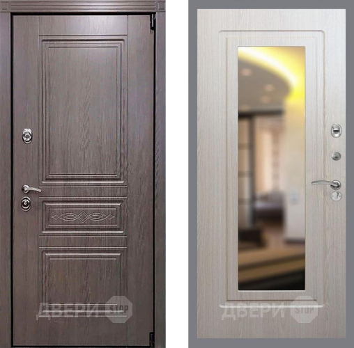 Входная металлическая Дверь Рекс (REX) Премиум-S FLZ-120 Беленый дуб в Красноармейске