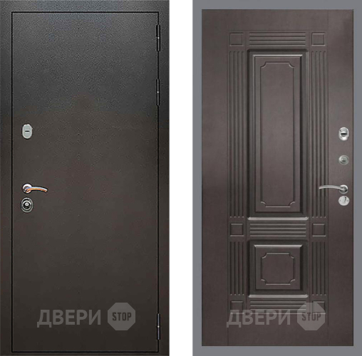 Входная металлическая Дверь Рекс (REX) 5 Серебро Антик FL-2 Венге в Красноармейске