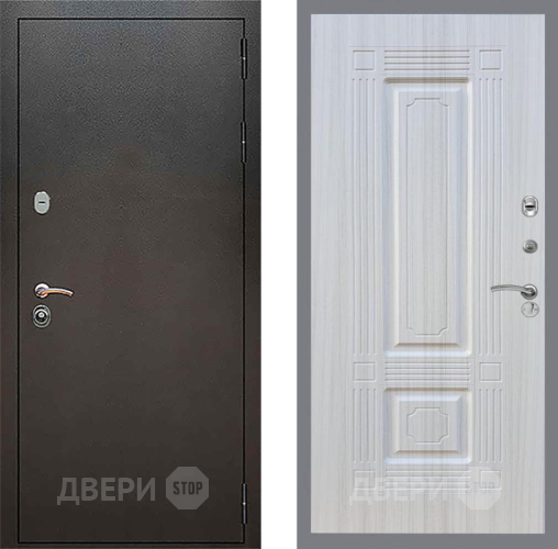 Входная металлическая Дверь Рекс (REX) 5 Серебро Антик FL-2 Сандал белый в Красноармейске