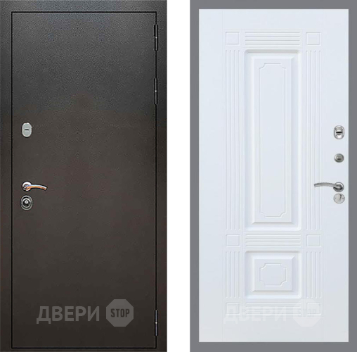 Дверь Рекс (REX) 5 Серебро Антик FL-2 Силк Сноу в Красноармейске