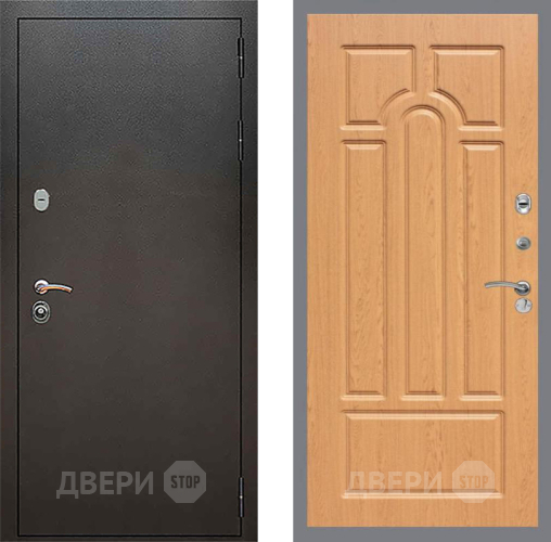 Входная металлическая Дверь Рекс (REX) 5 Серебро Антик FL-58 Дуб в Красноармейске