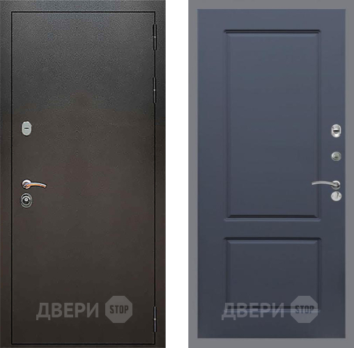 Входная металлическая Дверь Рекс (REX) 5 Серебро Антик FL-117 Силк титан в Красноармейске