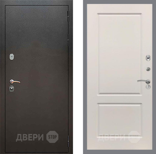 Входная металлическая Дверь Рекс (REX) 5 Серебро Антик FL-117 Шампань в Красноармейске